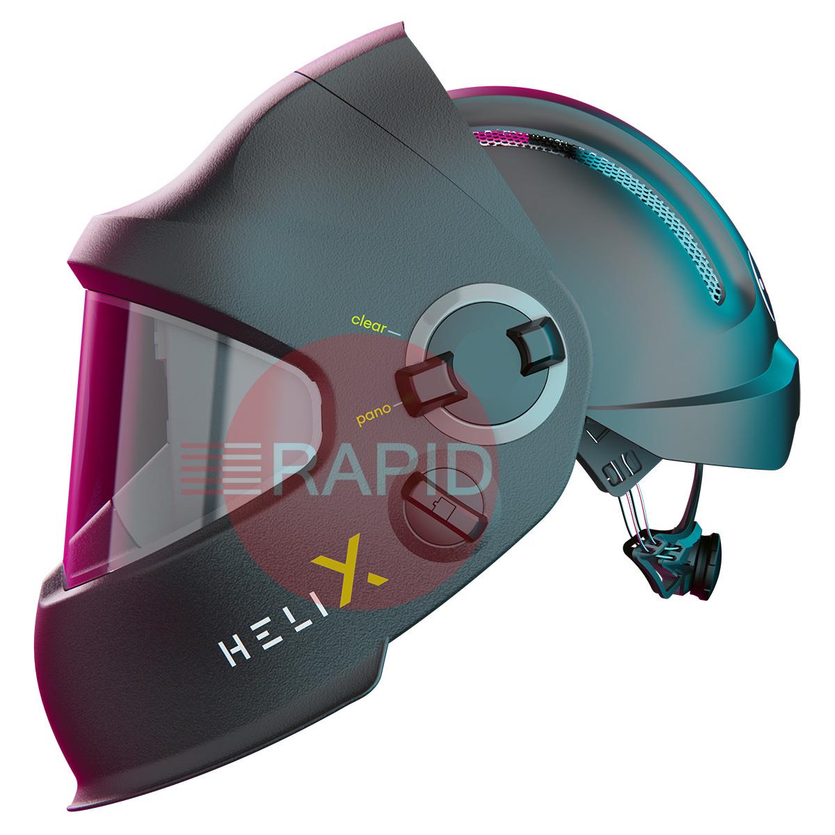 1050.000  Optrel Helix 2.5 - Black Auto Darkening Welding Helmet with Removable Hard Hat, Shade 5 - 12